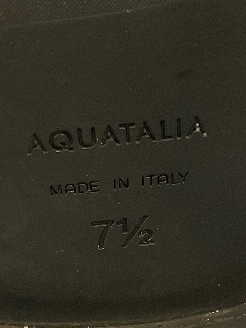 AQUATALIA Italy Clarisa Round Toe Leather/Suede Collar Booties Black Size 7.5 - Picture 12 of 13
